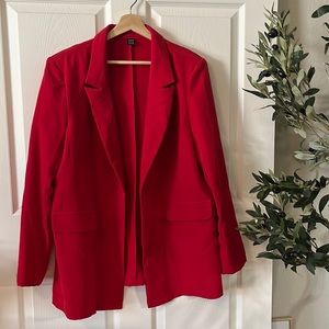 Shein Red Blazer